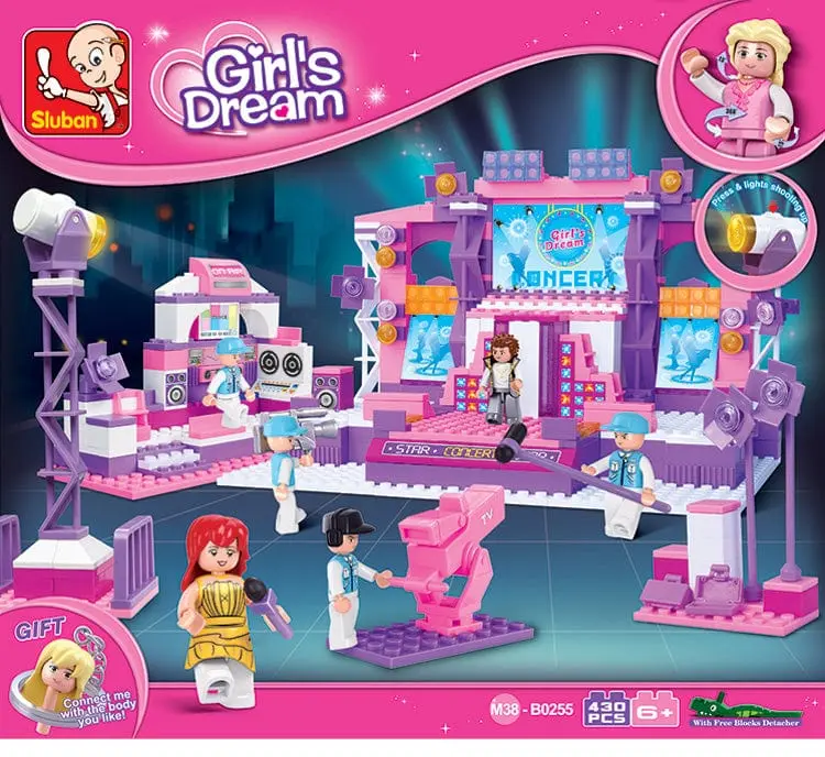 Costruzioni Sluban Girl's Dream - La Gara Canora 430 Pz