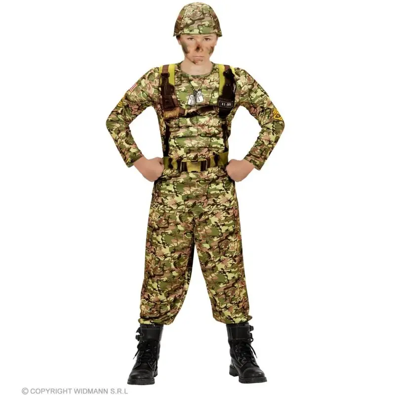 Costume Carnevale Bambino Militare Soldato