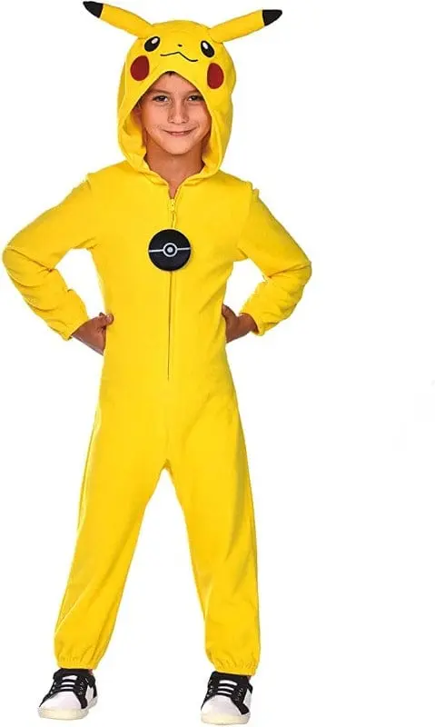 Costume Carnevale con licenza Pokemon Pikachu per bambini, 3-4 Anni