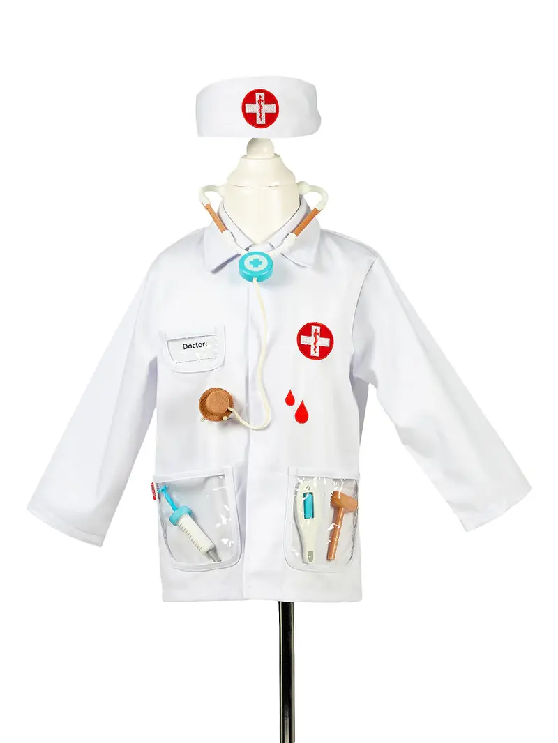 Costume Carnevale Dottore 4/7 Anni Altezza 104/122 Cm - Doctor Set (100889)