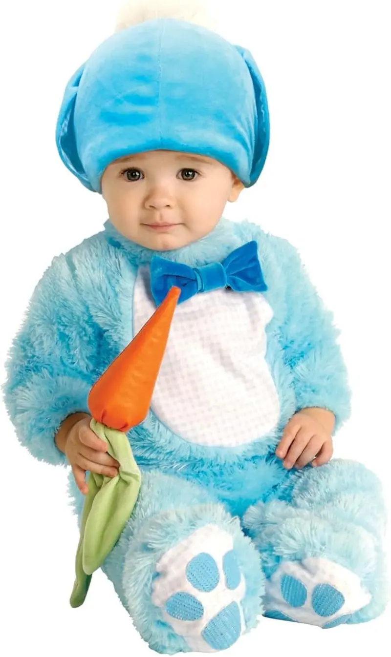 Costume Carnevale Piccolo Coniglietto Blu