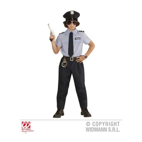 Costume Carnevale Poliziotto Bambino