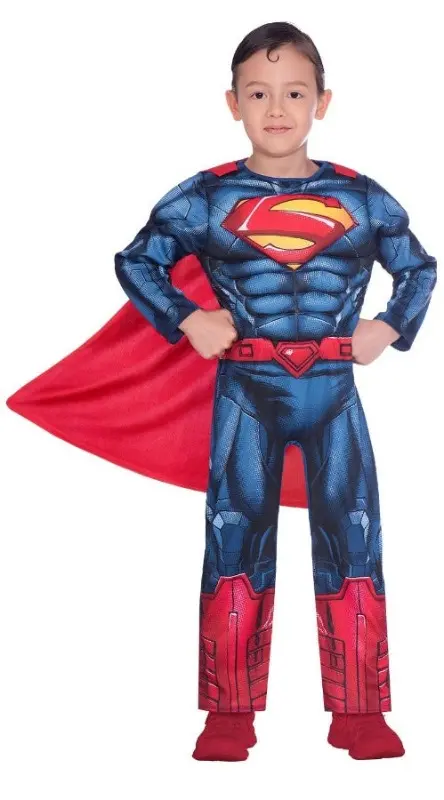 Costume Carnevale Superman Travestimento Bambini