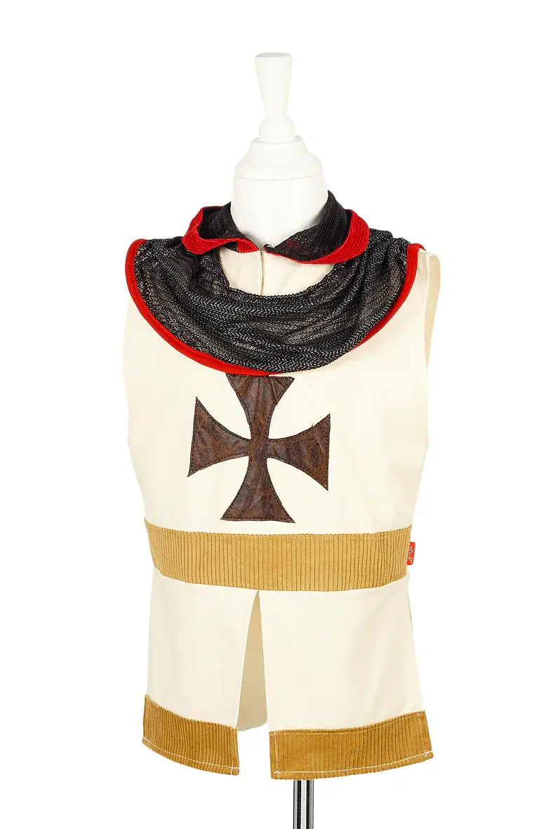 COSTUME CAVALIERE NORMAN, TUNICA 5/7 ANNI