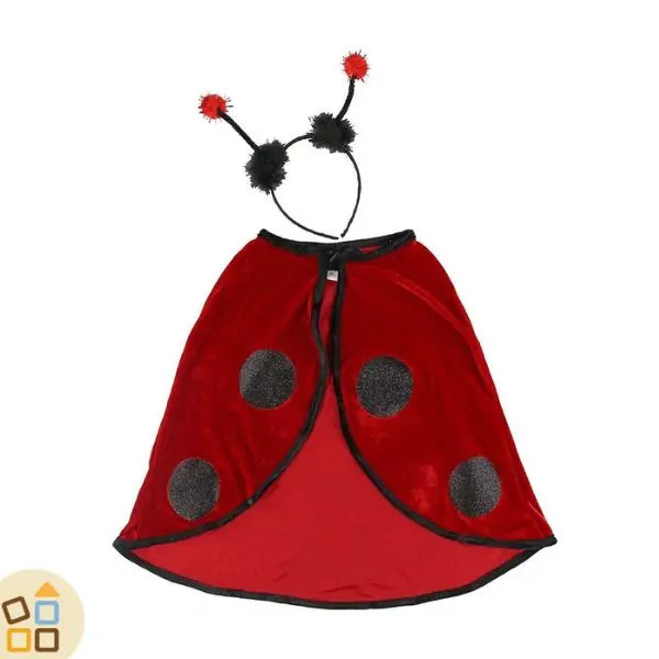 COSTUME COCCINELLA MANTELLA 2/3 + cerchietto