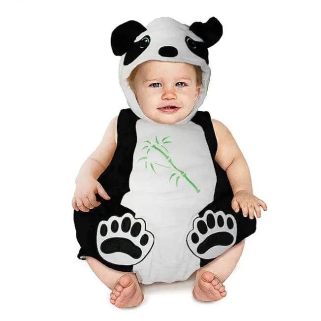 Costume di Carnevale Baby Panda 6-12 Mesi
