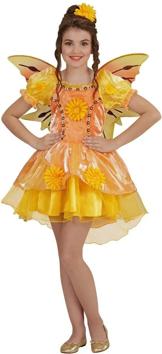 Costume Di Carnevale Fatina Dell'estate 4-5 Anni