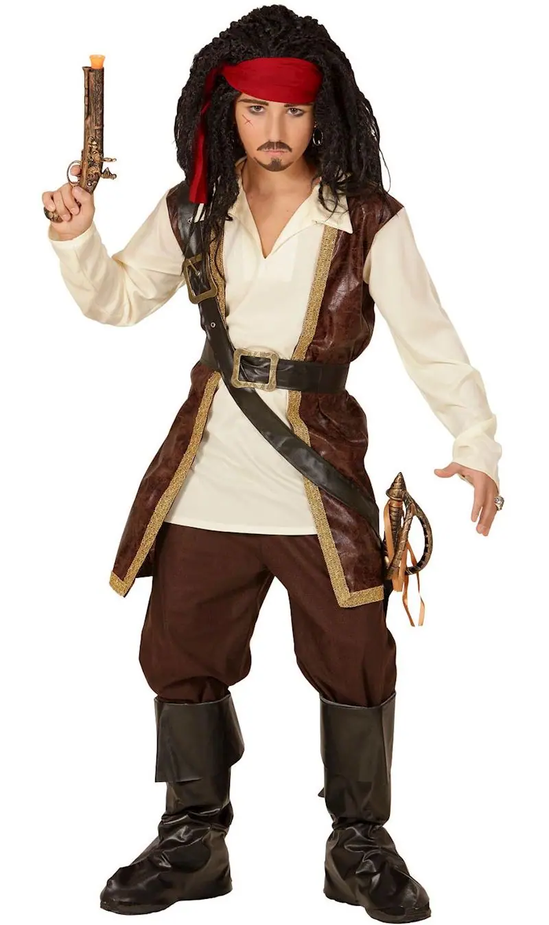Costume Di Carnevale Pirata Dei Caraibi 5-7 Anni