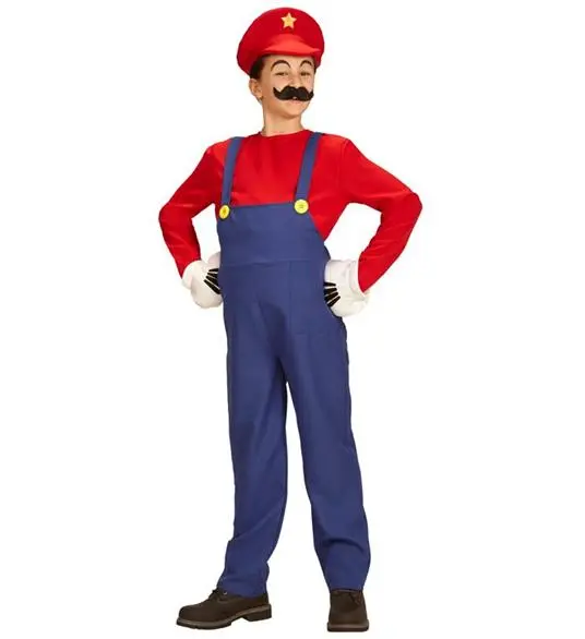 Costume Di Carnevale Super Idraulico 8-10 Anni