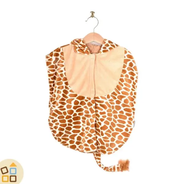COSTUME GIRAFFA, PONCHO 1/4 ANNI
