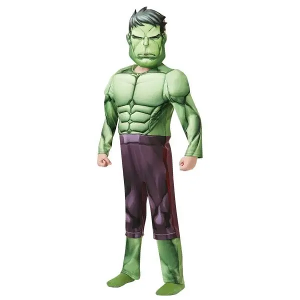 Costume Hulk Deluxe con muscoli e Maschera