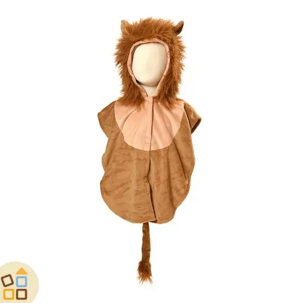 COSTUME LEONE, PONCHO 1/4 ANNI