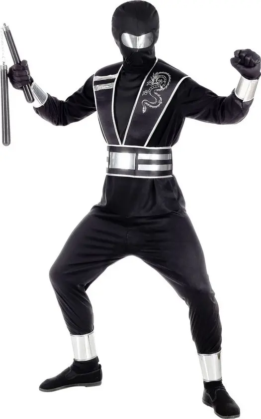 Costume Mirror Ninja (158 Cm / 11-13 Years)