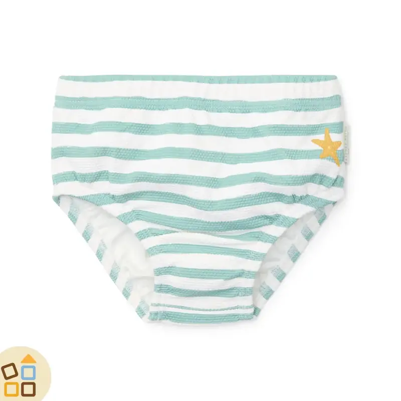 COSTUME MUTAND. 2/6 M RIGHE VERDE contenitivo