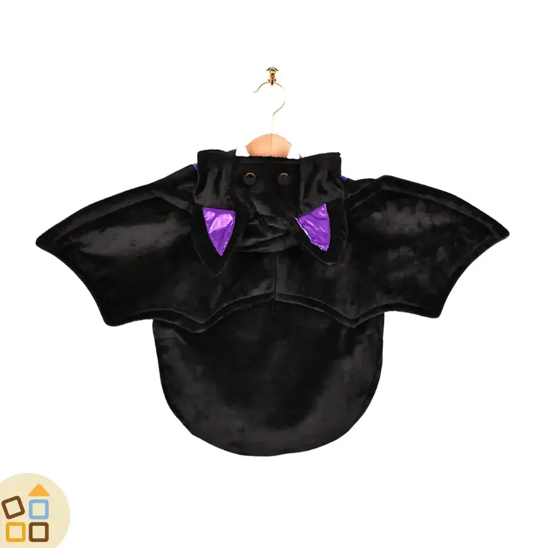 COSTUME PIPISTRELLO, PONCHO 1/4 ANNI