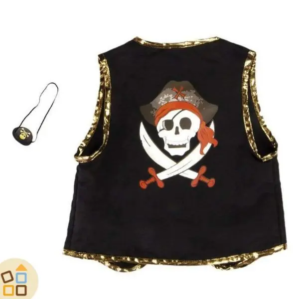 COSTUME PIRATA GILET + BENDA 4/7