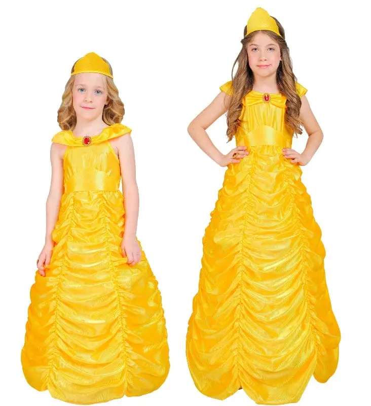 Costume Principessa Bambina, Beauty Queen Taglie da 4 a 13 Anni