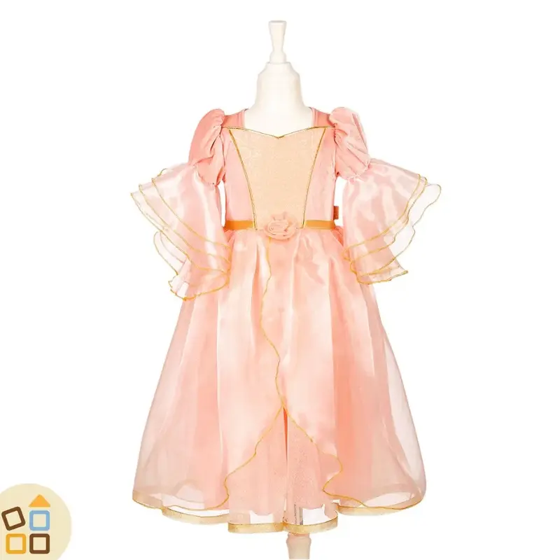 COSTUME PRINCIPESSA, VESTITO MARIA LAURA ROSA 8/10 ANNI