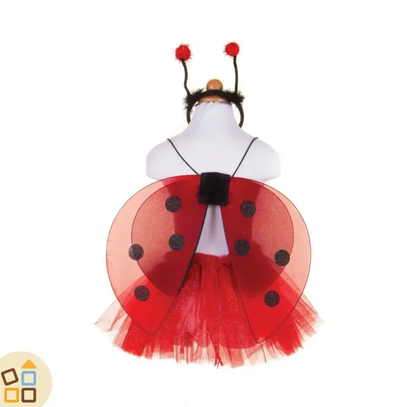 COSTUME SET COCCINELLA gonna ali 4/6 anni