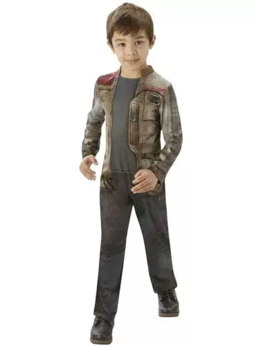 Costume Star Wars Pilota Finn bambino 7-8 Anni