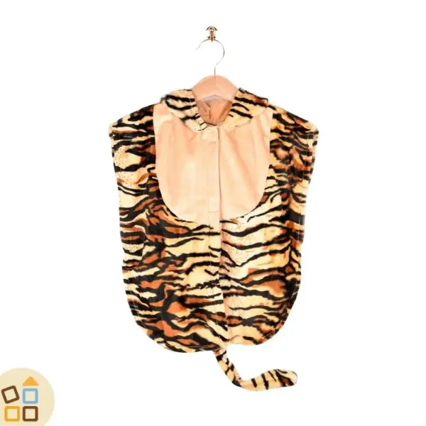 COSTUME TIGRE, PONCHO 1/4 ANNI