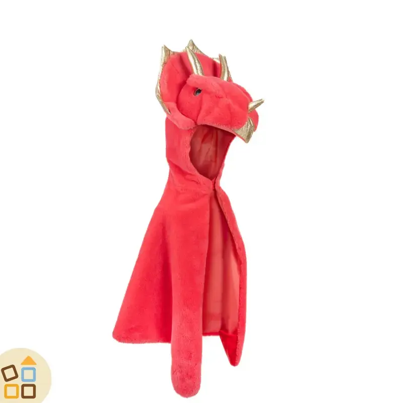 COSTUME TRICERATOPO ROSSO 2/3 ANNI