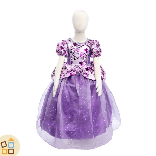 COSTUME VIOLA PRINCIPESSA REALE 3/4