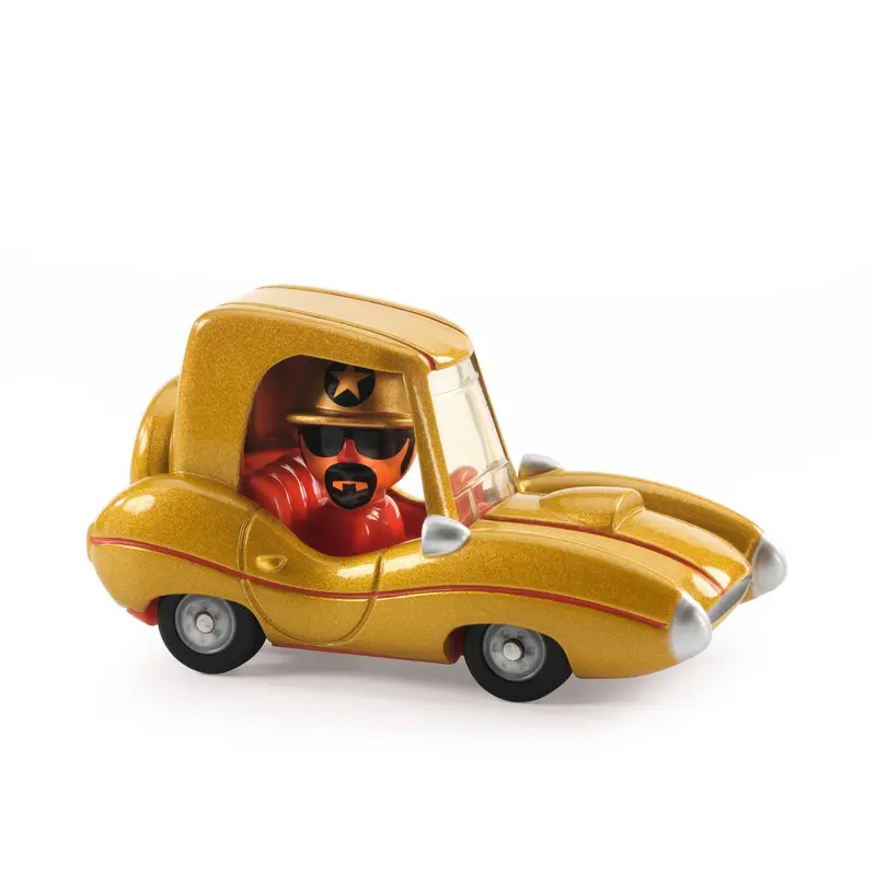 Crazy Motors - Golden Star Macchinina in Metallo