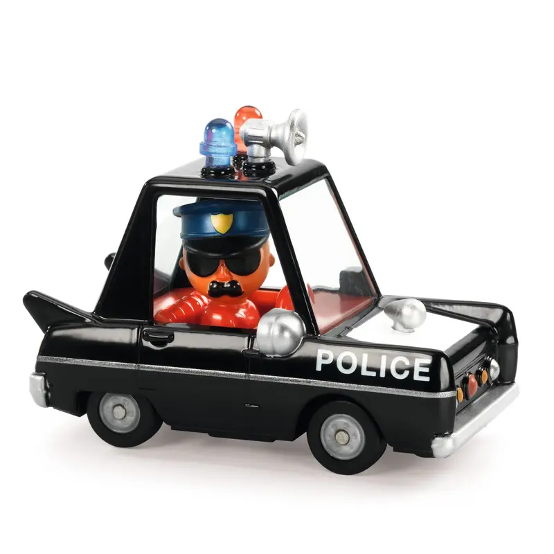 Crazy Motors - Hurry Police Macchinina in Metallo Polizia (DJ05473)