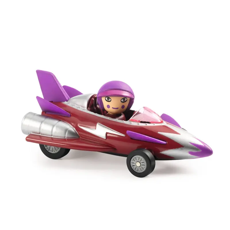 Crazy Motors - Miss Burgundy Macchinina in Metallo