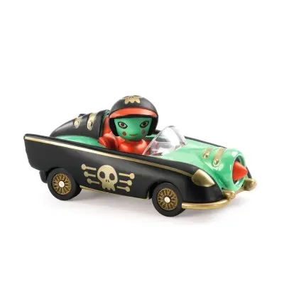Crazy Motors - Pirate Wheels Macchinina in Metallo