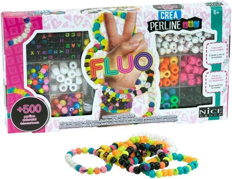 Crea Bracciali con Perline ABC Fluo