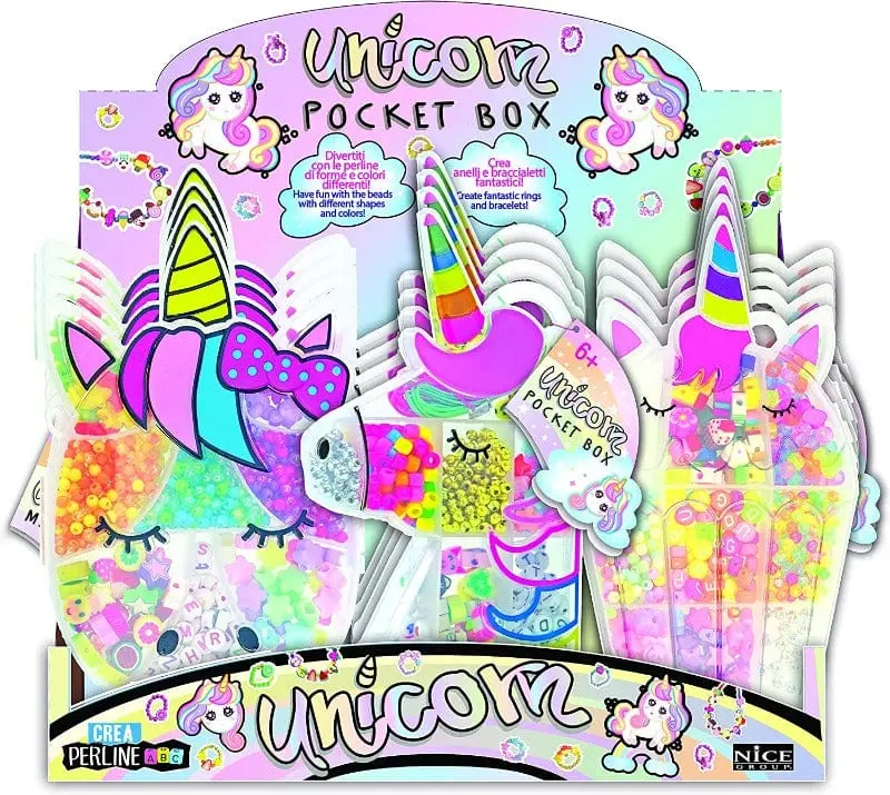 Crea Bracciali e Collane con Perline Unicorn Box
