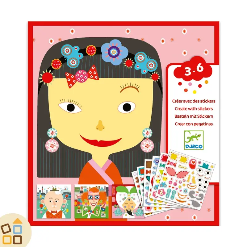 CREA CON GLI STICKERS, ESPRESSIONI