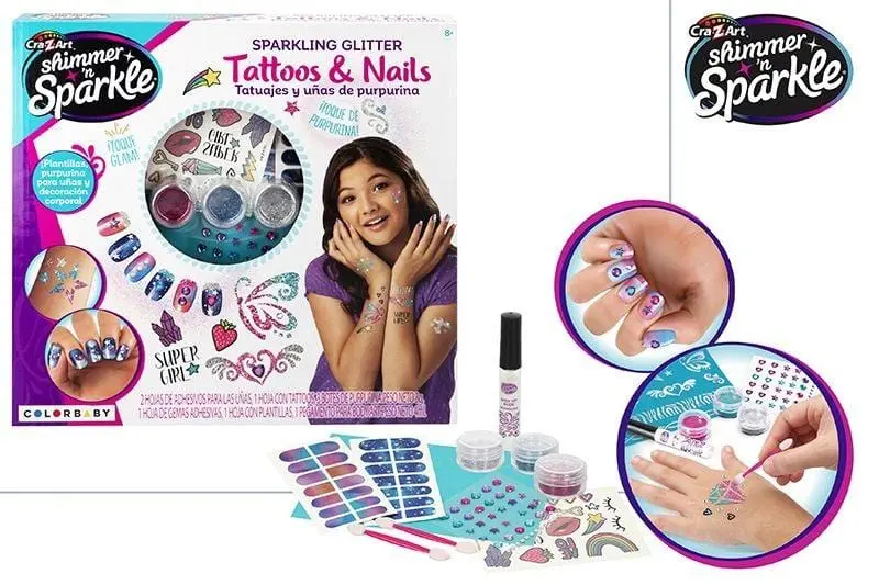 Crea Tatuaggi Glitter per Unghie e Corpo