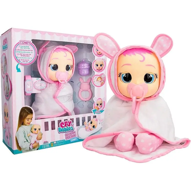 Cry Babies Newborn Coney, Bambola Interattiva
