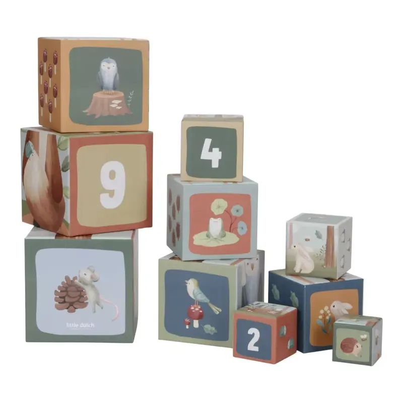 Cubi Impilabili Little Dutch Forest Friends