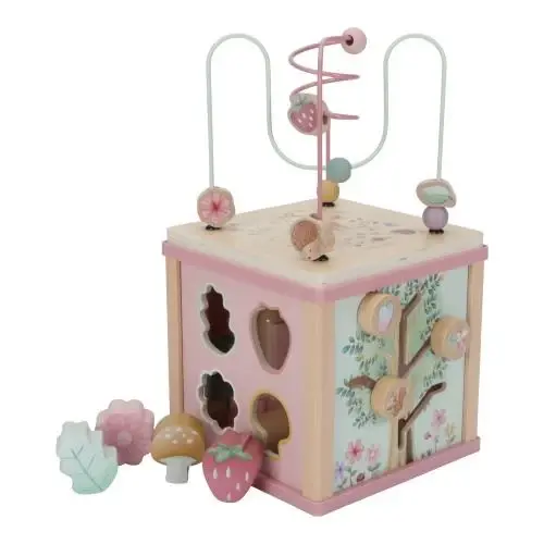 Cubo Multi Attività Fairy Garden Cubo in Legno - Activity Cube Fairy Garden