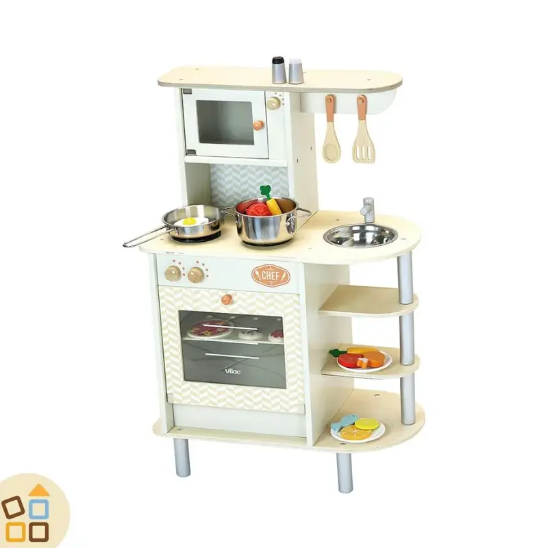 CUCINA GRANDE IN LEGNO, CHEF