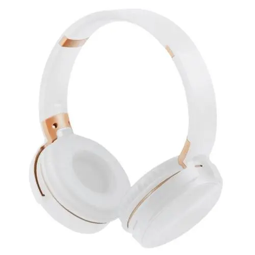 CUFFIA WIRELESS FM RADIO MP3 NQEO BIANCO