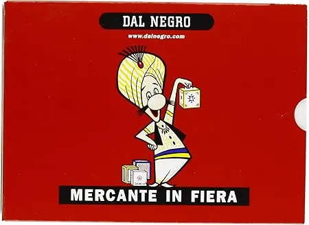 DAL NEGRO - Mercante in Fiera Astuccio Rosso, Carte da Gioco