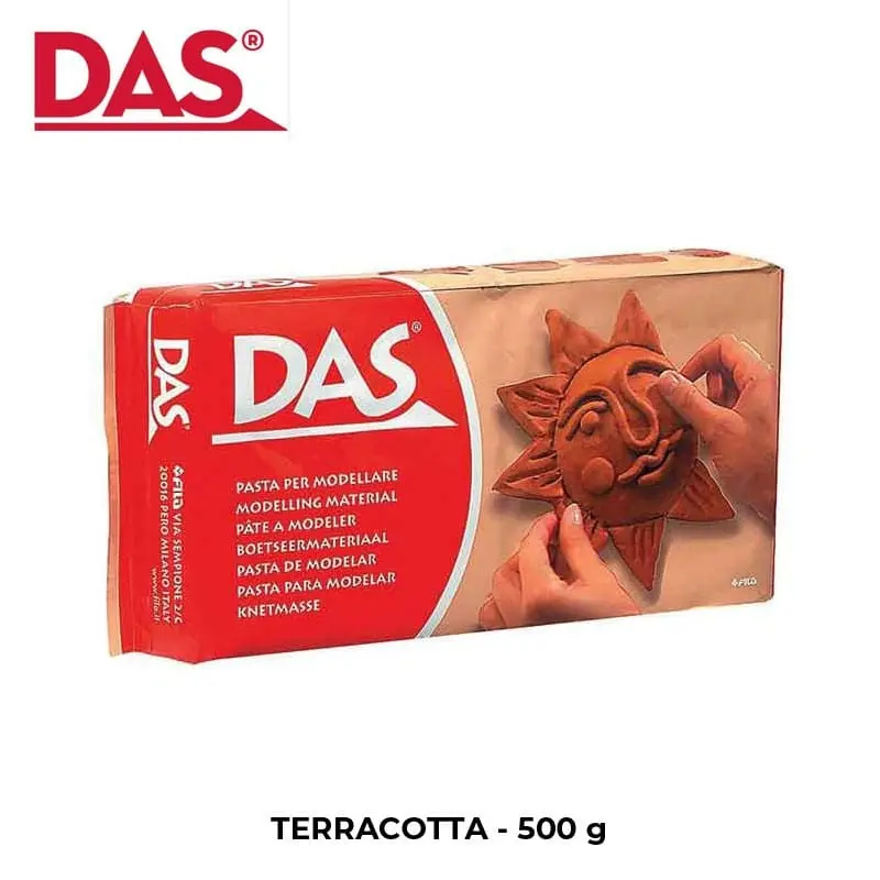 Das Panetto Creta Modellabile Terracotta 500 gr - Art.387100