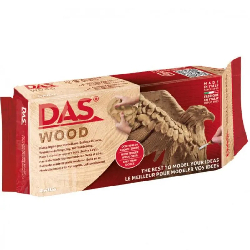 Das Wood Panetto Pasta Legno da Modellare 350 gr