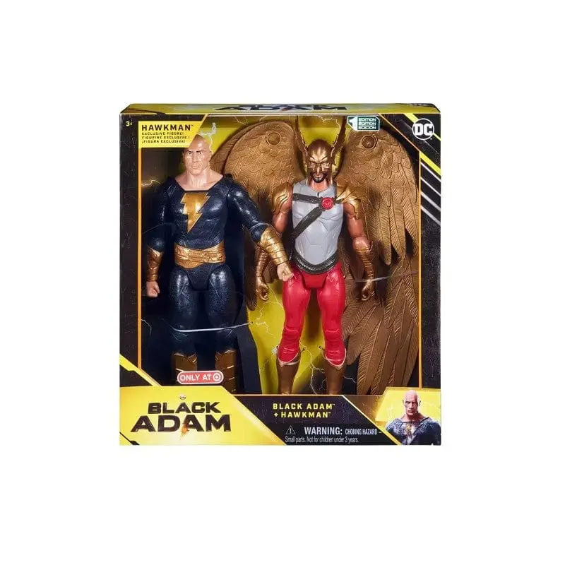 Dc Black Adam set 2 Personaggi da 30cm Articolati
