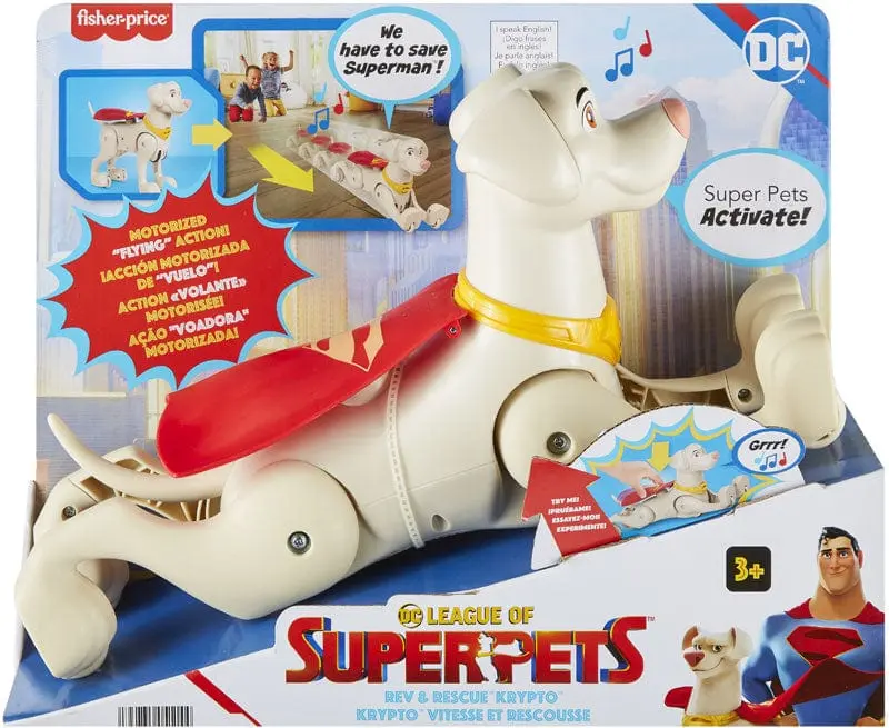 DC League Super Pets, Krypto Carica e Soccorri con Musica e Frasi