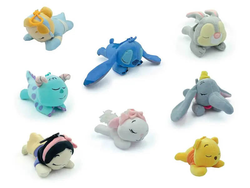 DEY02000 Grandi Giochi - Portachiavi di peluche - Personaggi Disney - Casuale
