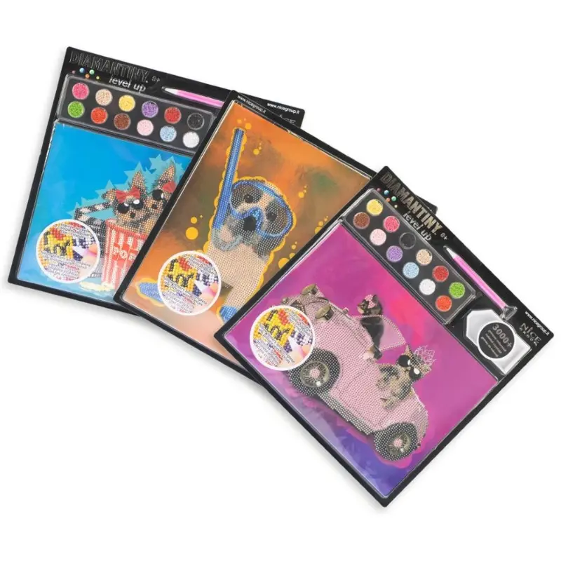 Diamantiny Level Up Pets 2, Mosaico con Diamanti