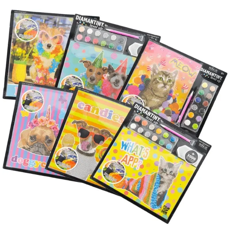 Diamantiny Level Up Pets, Mosaico con Diamanti