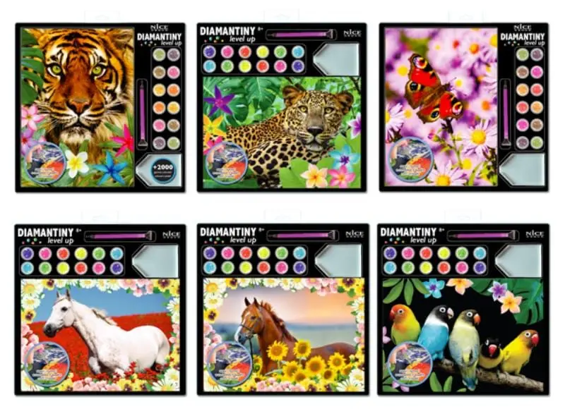 Diamantiny Level Up Wild, Mosaico con Diamanti