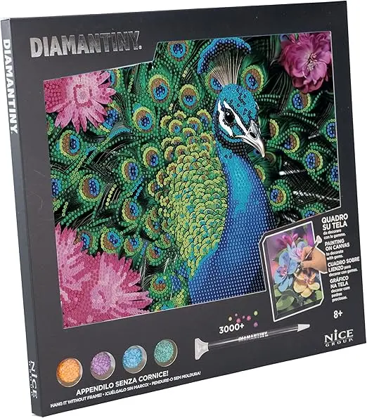 DIAMANTINY Quadro - Animals - Pavone